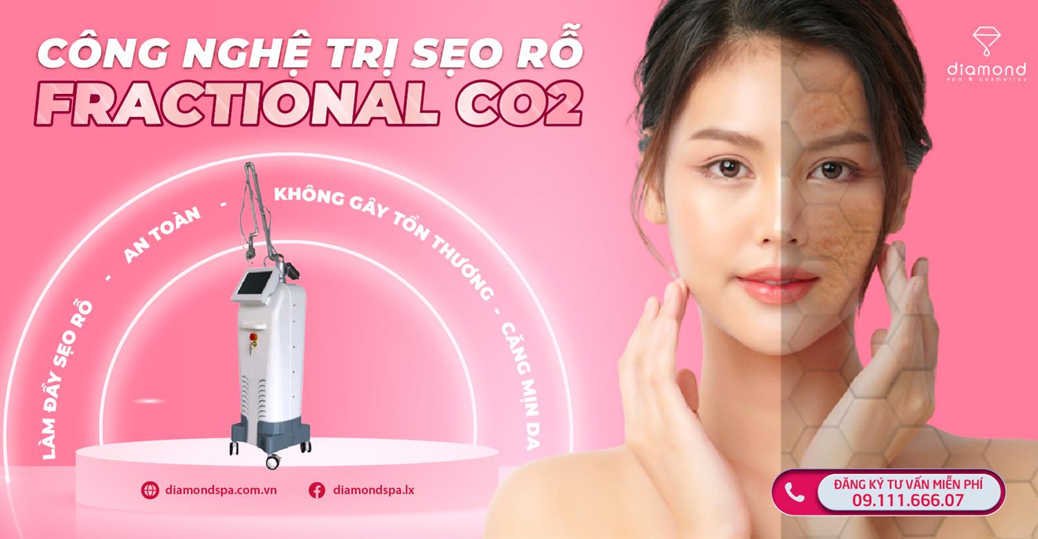 CÔNG NGHỆ TRỊ SẸO RỖ LASER FRACTIONAL CO2