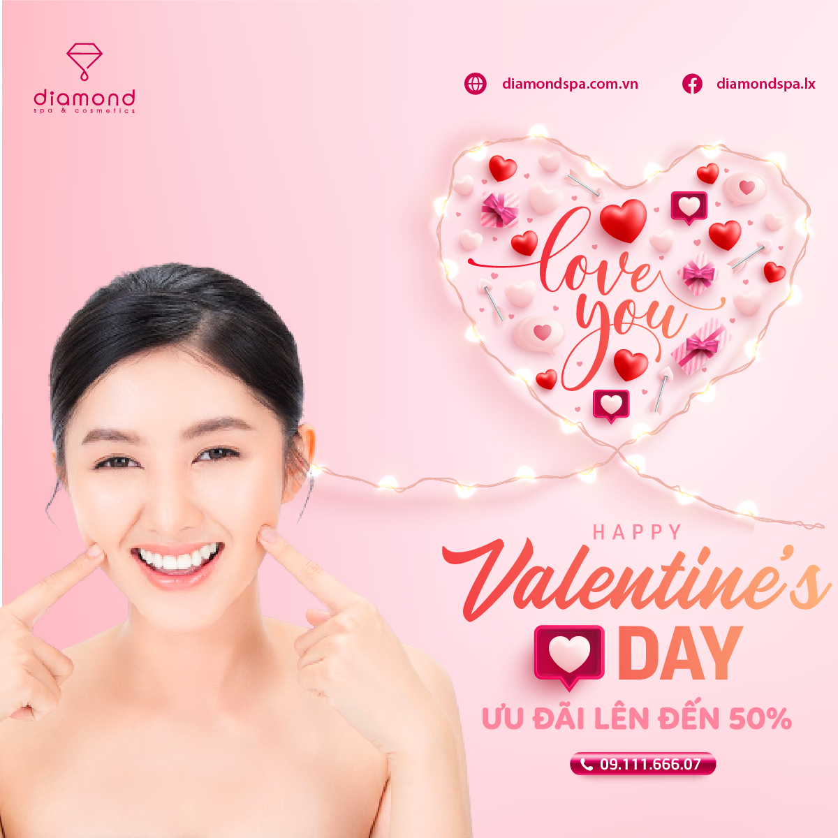 HAPPY VALENTINE'S DAY - ƯU ĐÃI LÊN ĐẾN 50%