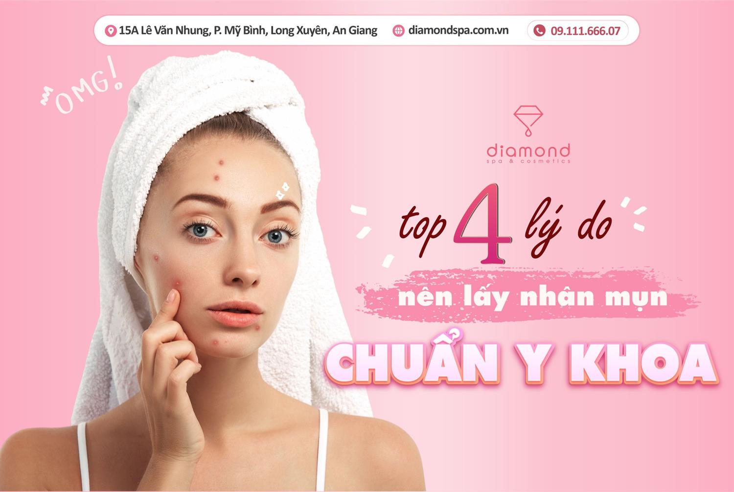 TOP 4 LÝ DO NÊN LẤY NHẬN MỤN CHUẨN Y KHOA