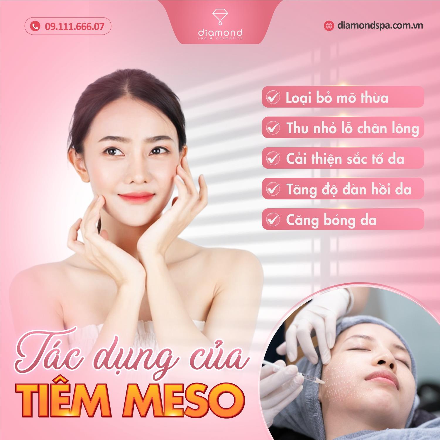 TÁC DỤNG CỦA TIÊM MESO