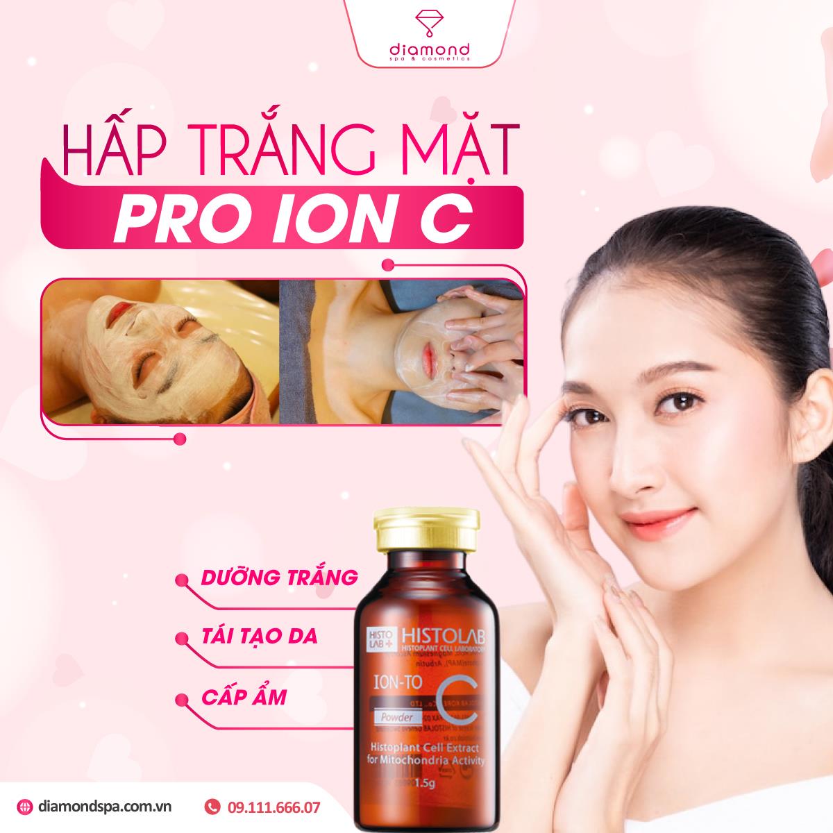 HẤP TRẮNG MẶT PRO ION - C