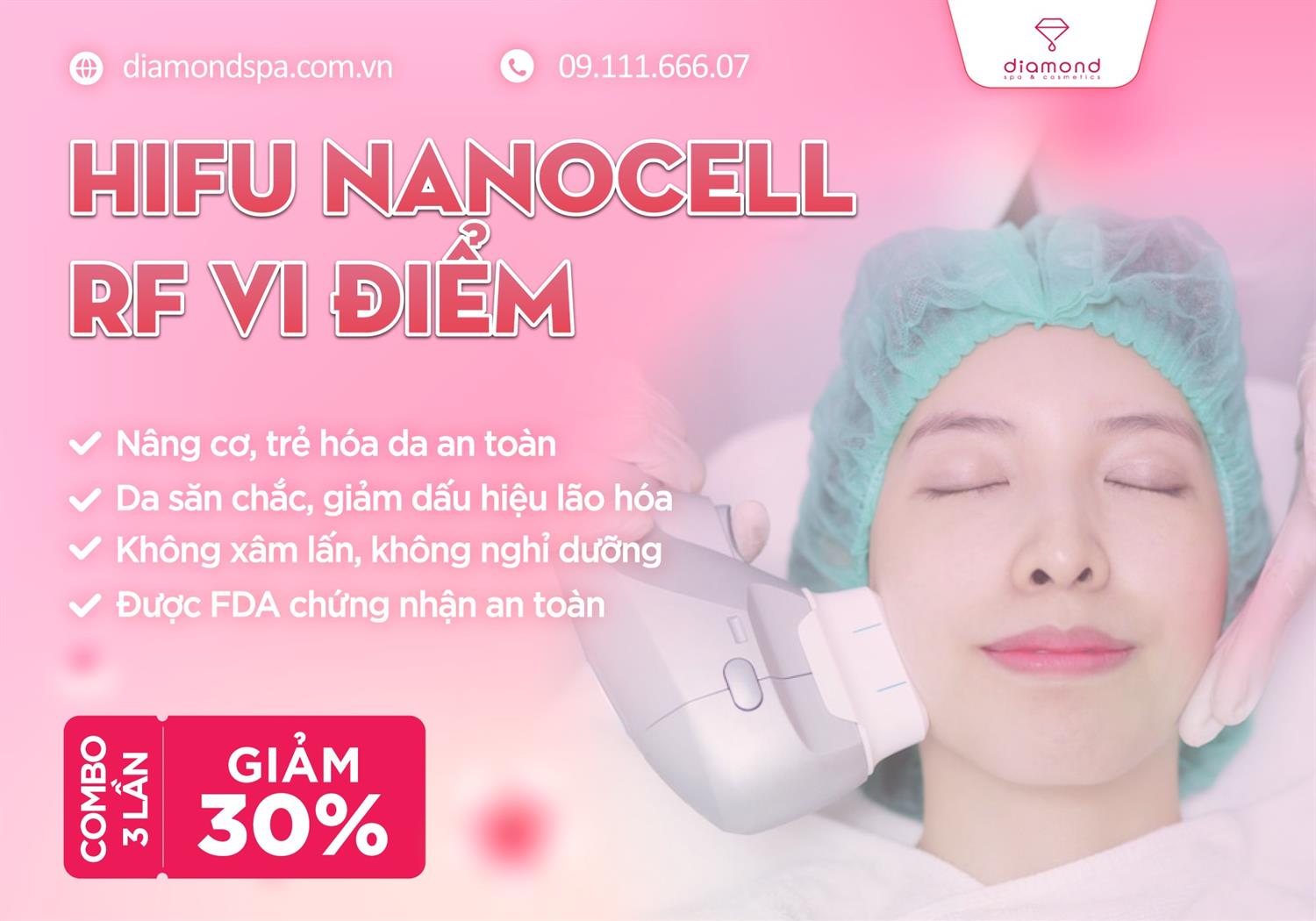 HIFU NANOCELL - RF VI ĐIỂM