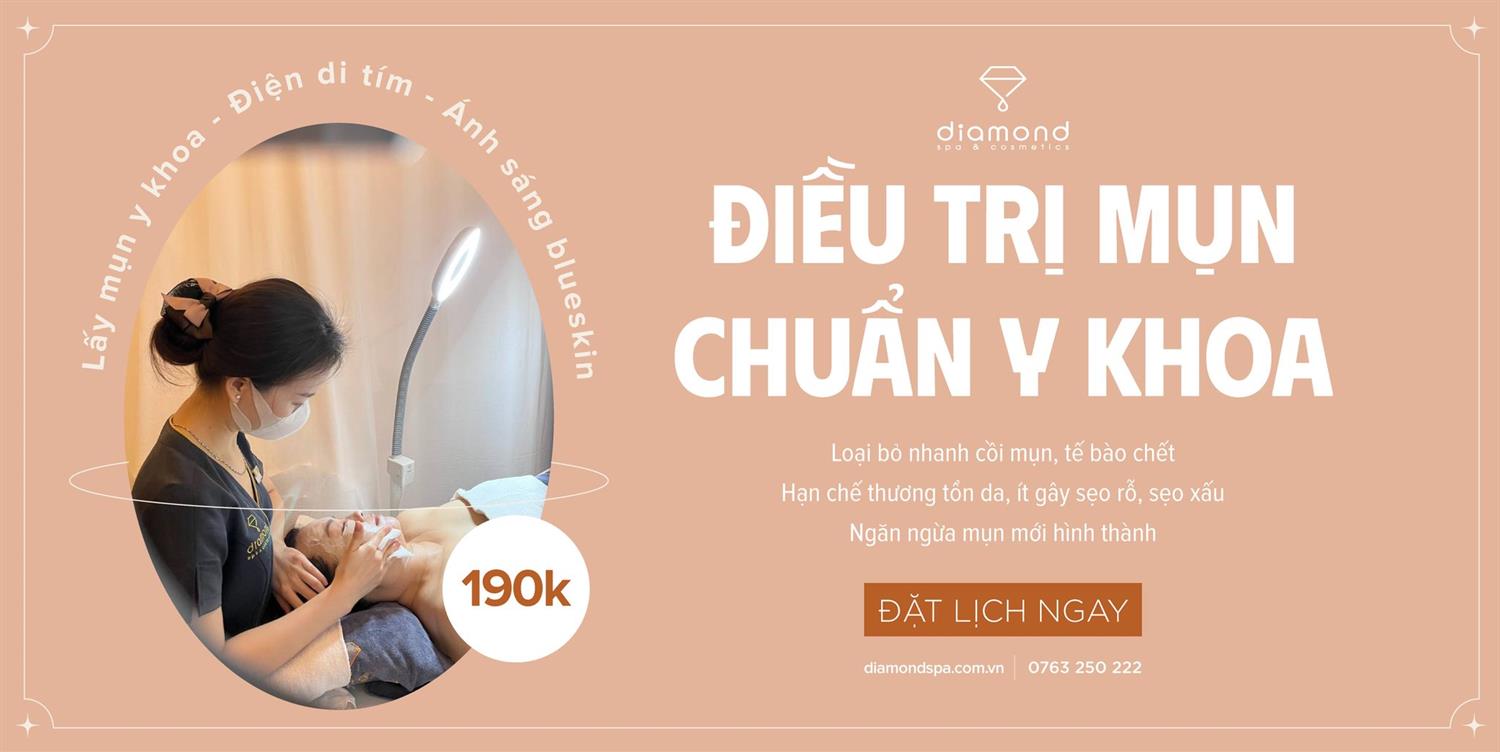 ĐIỀU TRỊ MỤN CHUẨN Y KHOA