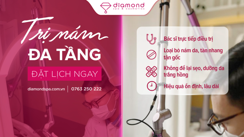 TRỊ NÁM ĐA TẦNG VỚI LASER TONING