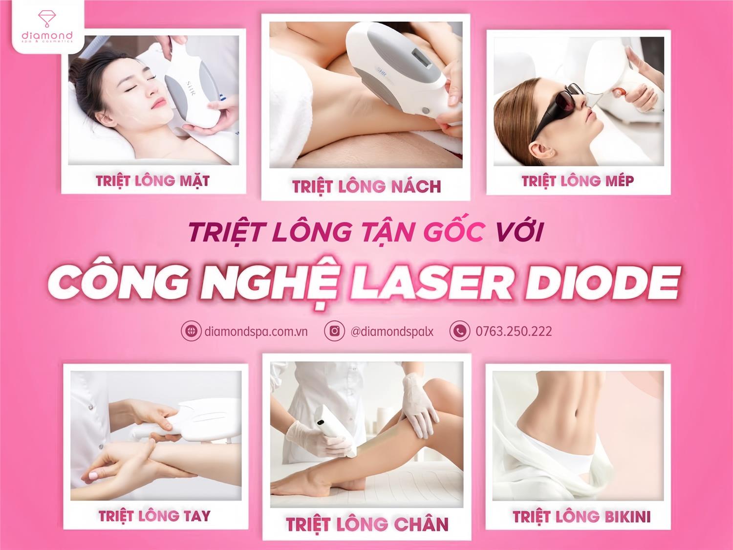 TRIỆT LÔNG TẬN GỐC VỚI CÔNG NGHỆ LASER DIODE