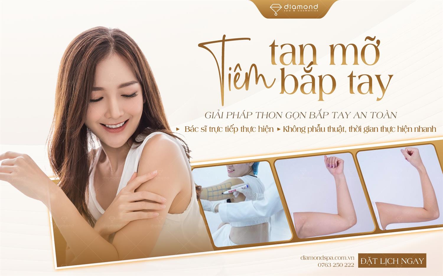 TIÊM TAN MỠ BẮP TAY