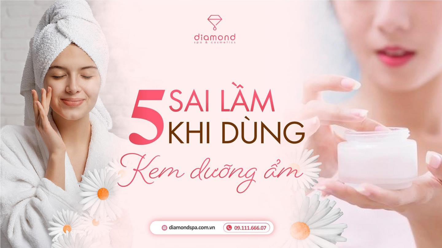 5 LỖI SAI PHỔ BIẾN KHI DÙNG KEM DƯỠNG ẨM