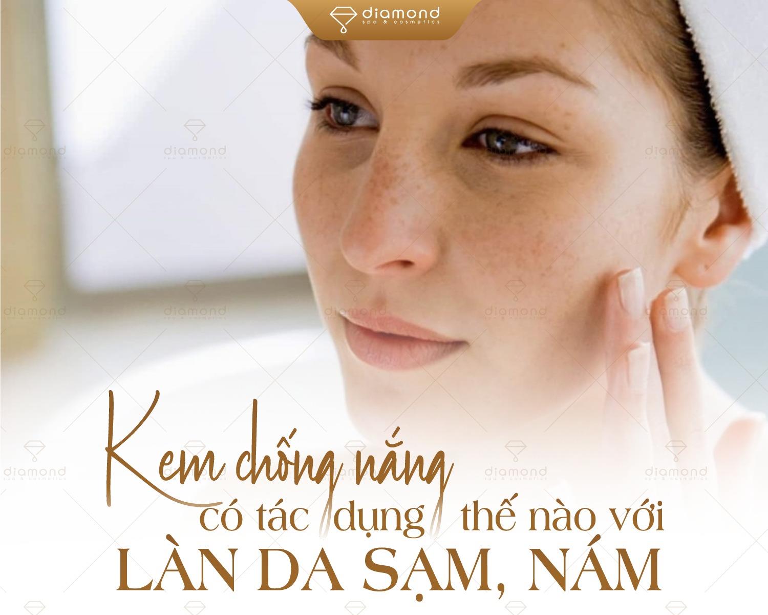 TÁC DỤNG CỦA KEM CHỐNG NẮNG ĐỐI VỚI LÀN DA SẠM NÁM