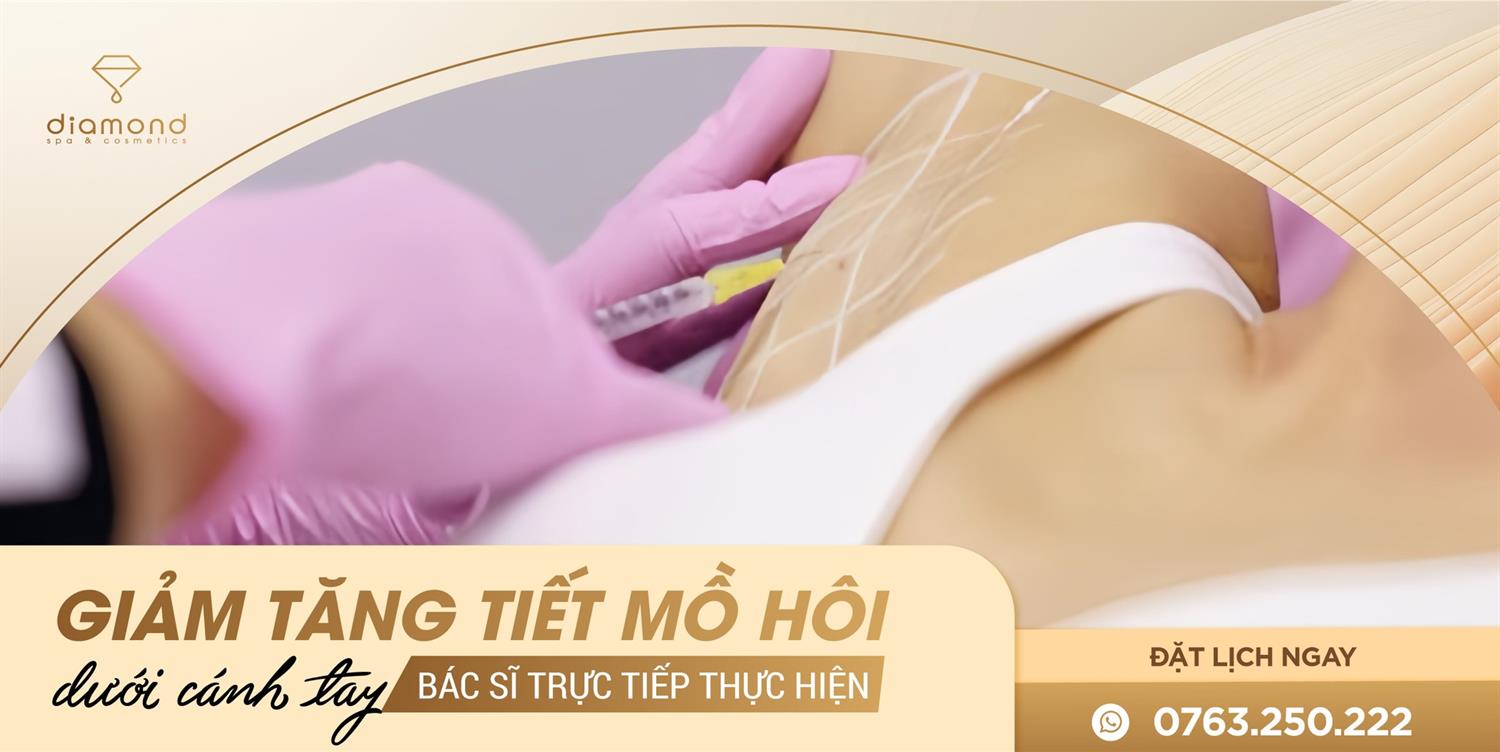 ĐIỀU TRỊ TĂNG TIẾT MỒ HÔI DƯỚI CÁNH TAY