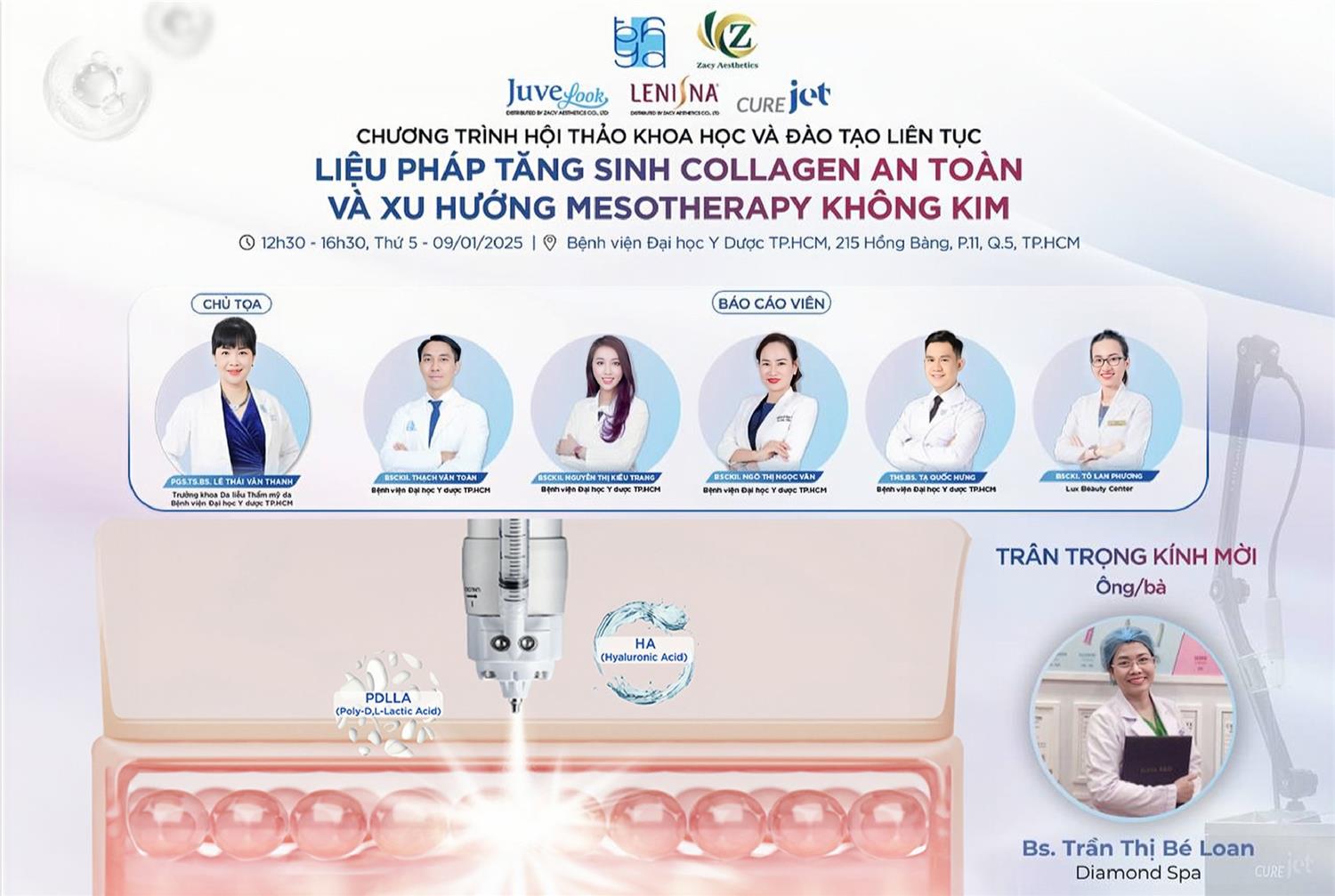 DIAMOND SPA THAM DỰ HỘI THẢO CỦA BỆNH VIỆN ĐẠI HỌC Y DƯỢC TP.HCM