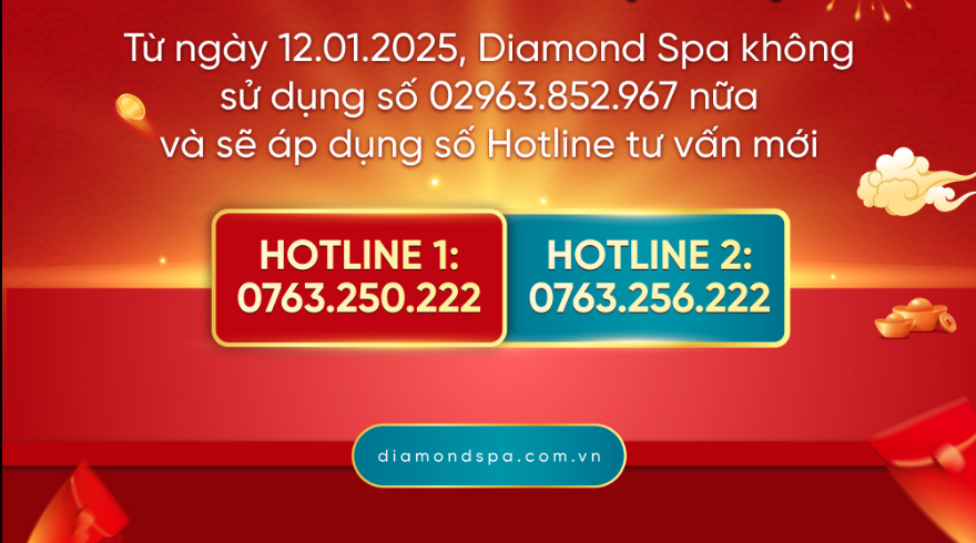 THÔNG BÁO THAY ĐỔI SỐ HOTLINE ĐẶT HẸN