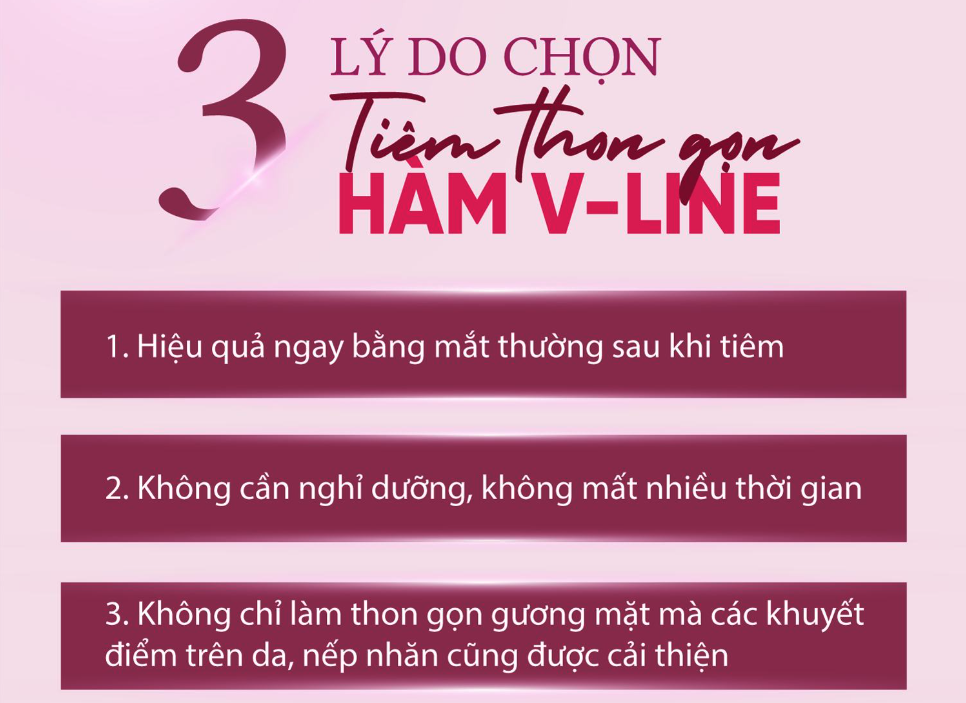 3 LÝ DO BẠN NÊN. CHỌN TIÊM THON GỌN HÀM V-LINE