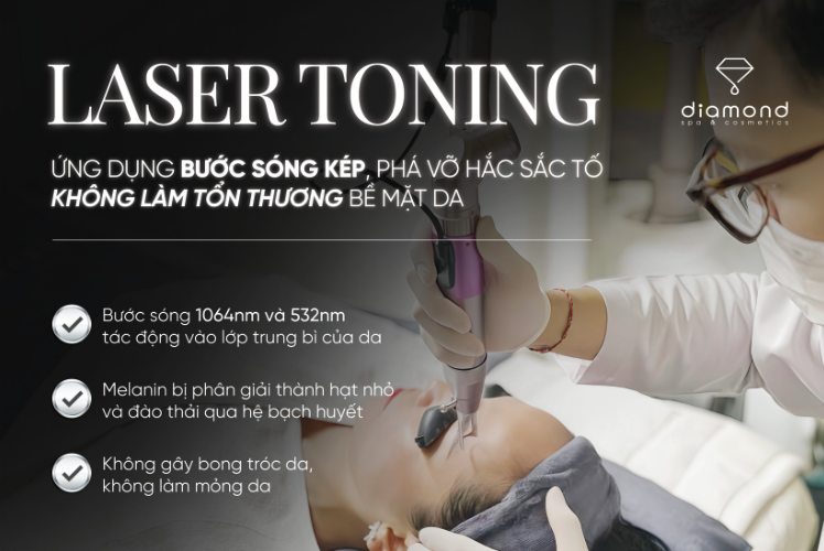 LASER TONING – GIẢI PHÁP ĐIỀU TRỊ SẮC TỐ AN TOÀN CHO LÀN DA NHẠY CẢM