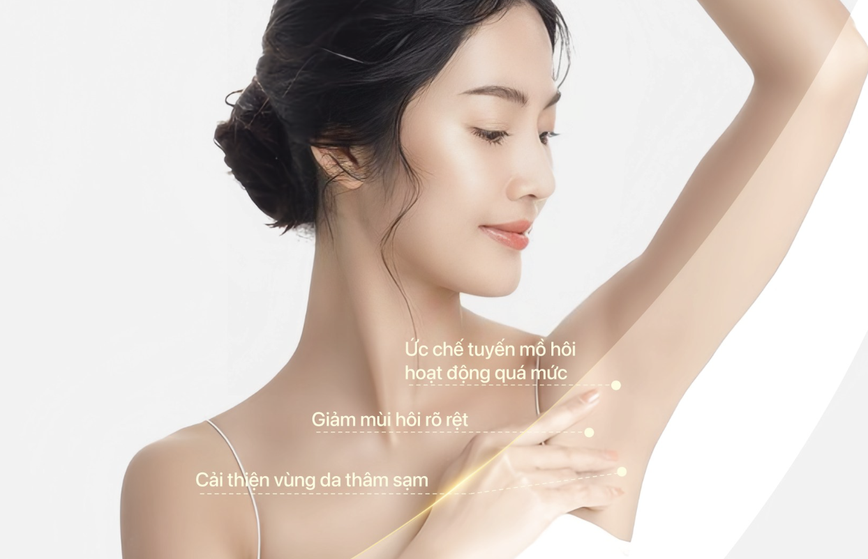 TIÊM KHỬ MÙI VÀ MỒ HÔI DƯỚI CÁNH TAY