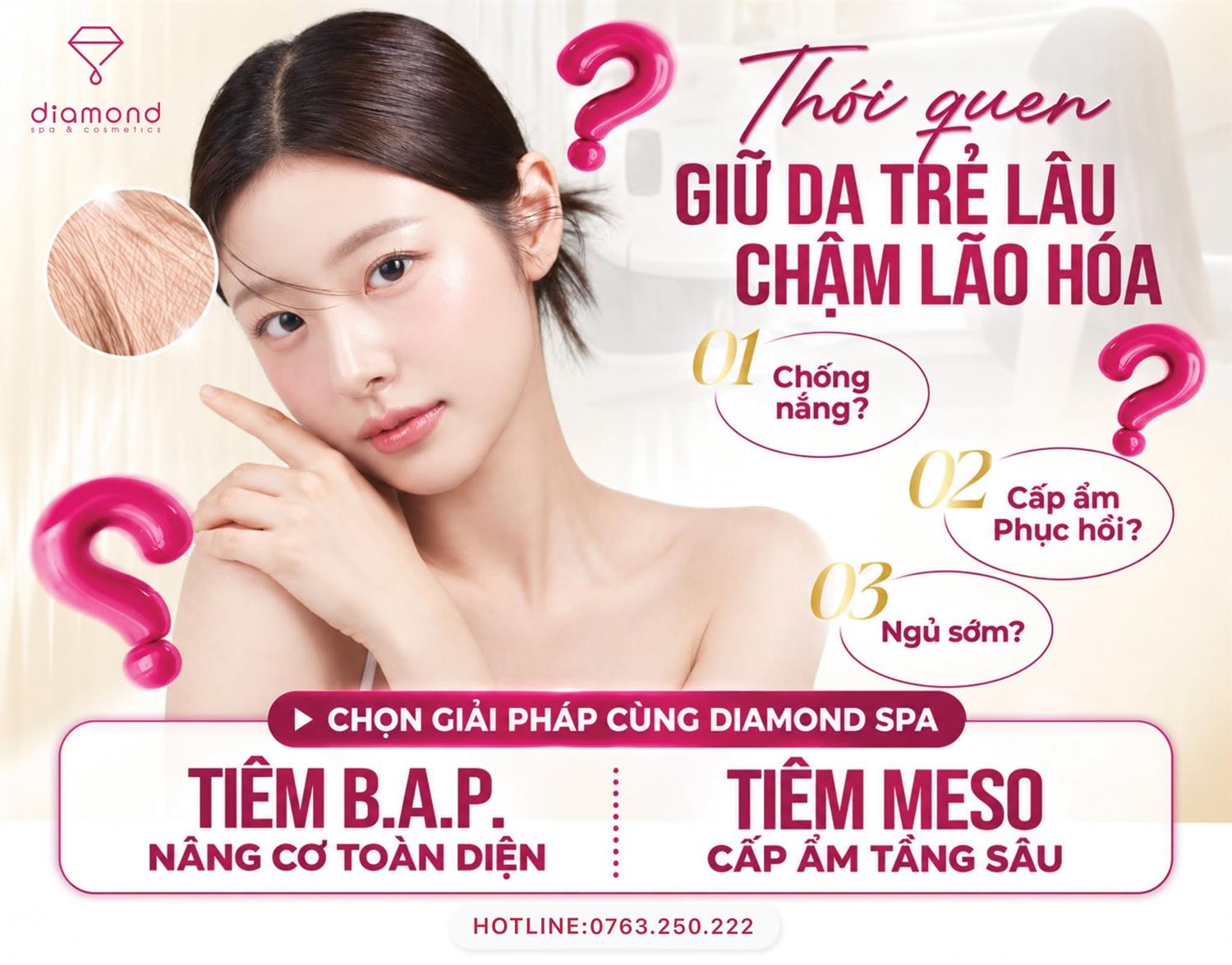 2 GIẢI PHÁP KHẮC CHẾ NỖI SỢ DA LÃO HÓA